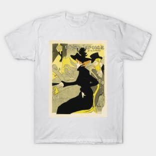 DIVAN JAPONAIS 1894 Lithograph Poster by Henri Toulouse Lautrec Vintage French Cafe Chantant T-Shirt